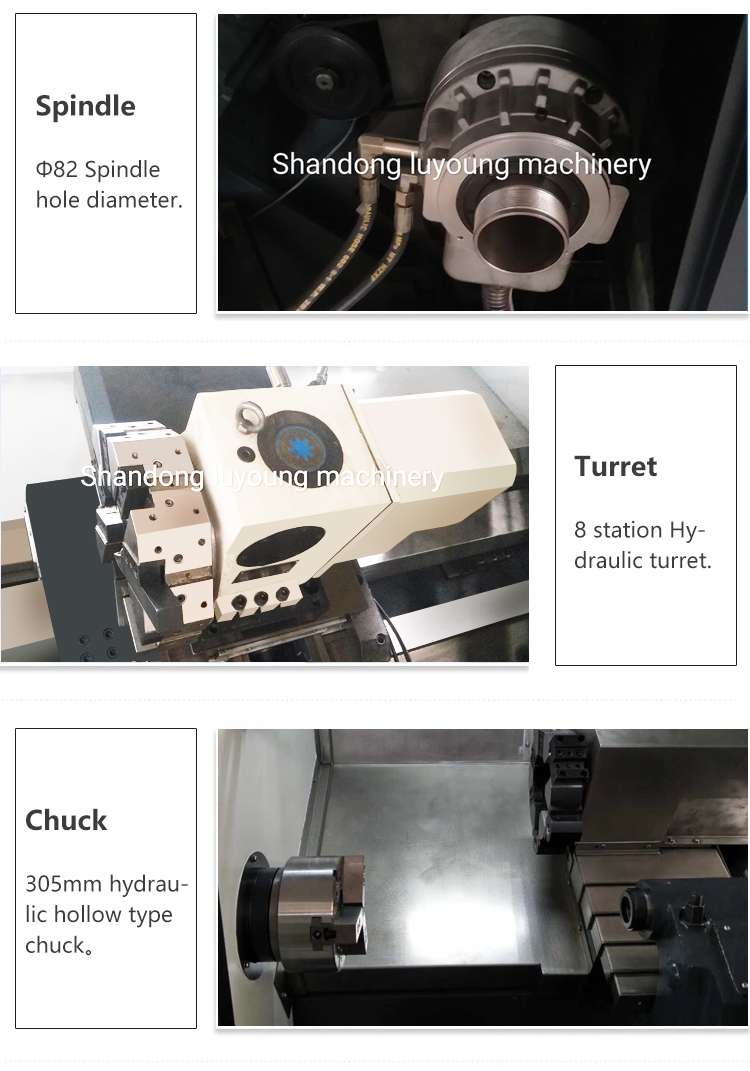 High Precision TCK40 Slant Bed Lathe Machine Multifunctional Drilling and Milling