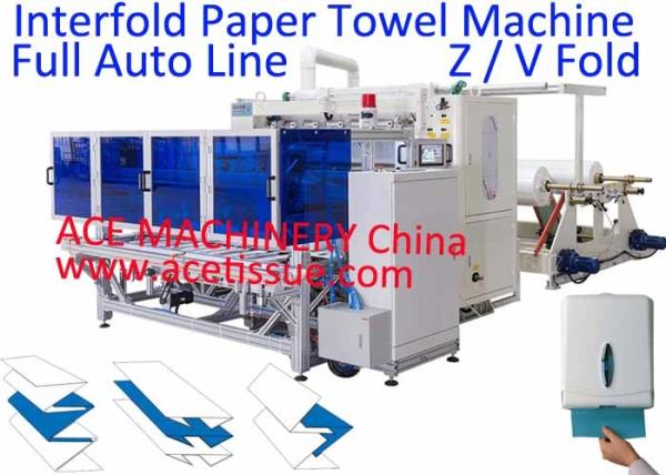 Quality Full Automatic Paper Towel Machine With Auto Transfer To Hand Towel Log Saw for sale