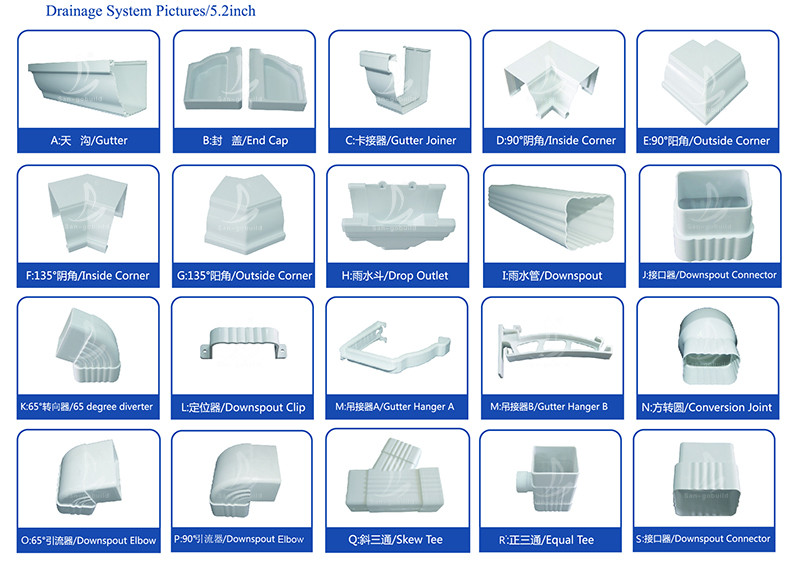 China Rain Water Collector, Rain Roof Gutter Philippines