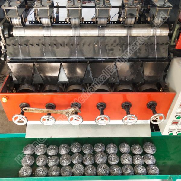 Industrial Kitchen Wire Scrubber Machine Stainless Steel Scrubber Ball Making Machine