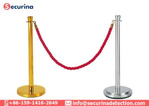 Buy cheap Safety Line Pole Rope Stanchion Cording Off Queue Barrier Ball Top Classical Airport Queuing product