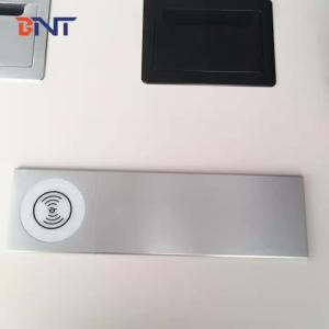 Buy cheap BNT Sliding open type hidden desktop socket with wireless charger sliding cover socket product