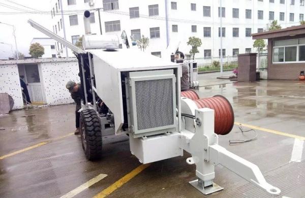 Quality Overhead Stringing Hydraulic Puller Tensioner SA-YQ60 Model With Diesel Engine for sale