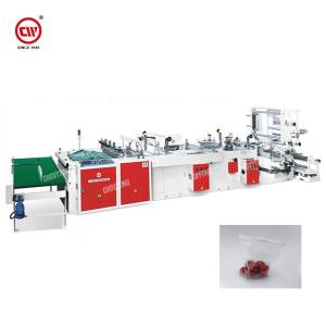 China CE Easy Open Slider Zipper Bag Pouch Making Machine on sale