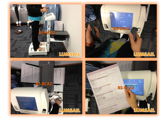 Fat Monitoring / Body Composition Analyzer Machine , Body Fat Percentage Measurement Device