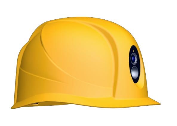 MP4 Format Safety Helmet Camera 1920X1080 30P Video Coding Resolution