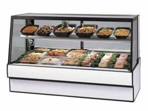 China Power Saving Deli Refrigerated Display Case Easy Access Control Panel on sale