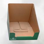 Litho CMYK Custom Printed Display Boxes Clay Coated Paper Yellow