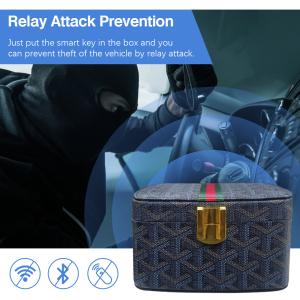Buy cheap Car Keys Large Faraday Box Keyless Fobs Signal Blocking Box RFID Cage Web Style product