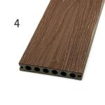 Embossed WPC Composite Decking Board Panel Anti Slip Low Maintenance
