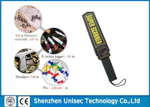 Security Super Scanner Metal Detector , Multiple Zones Metal Detector Wands For Security