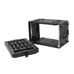 PE 10 Depth 6U Shockmount Rack Case / 6u Shallow Rack Case