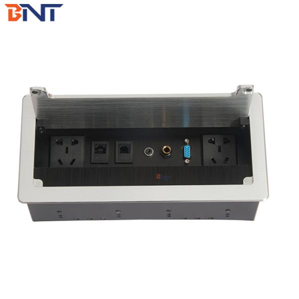 desktop pop up electrical outlet socket with universal outlet