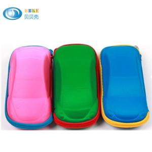 China Cute Colorful Car Shape EVA Pencil Case , Lovely Multi Functional Eva Hard Case on sale