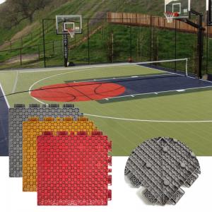 China Modular PP Interlocking Sport Floor Tiles Outdoor Tennis Pickleball Basketball Court Flooring on sale