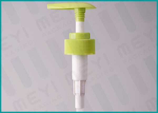 Quality Green PP Lotion Pump Dispenser 33mm For Liquid Soap / Hair Conditioner for sale