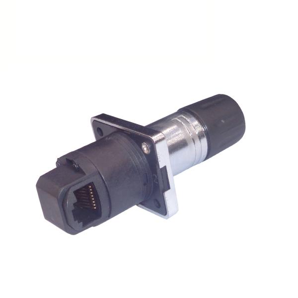 Waterproof 12V Multi Pin Metal Male Push Pull Connector RJ45 M12 Banana Plug Socket