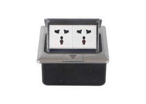 Buy cheap Built - In Pop Up Floor Outlet With Double Positions India International Type Socket product