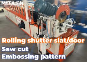 Electric Decoiler Precision Rollformers Metal Slat Production Line Space Saving