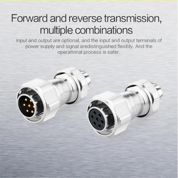 CNLINKO M20 Waterproof Circular Connector 12v Battery Plug Socket 3 Pin Connector