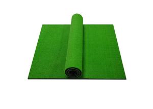 Green Golf Practice Mats High UV - Resistant With 15mm Grass Height