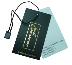 China OEM Clothing Hang Tags With Customized Logos For Garment / Bags Label on sale