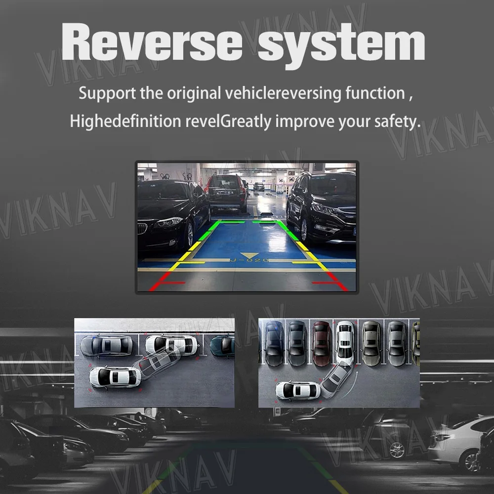 Viknav 13.6 Inch Android Auto Car Radio For Ford Mondeo 2013-2021 Multimedia Player GPS Navigation Head Unit Wireless Carplay