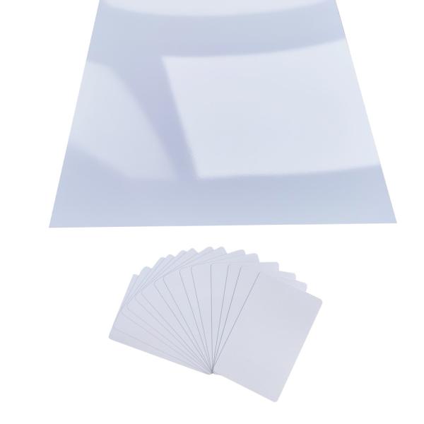 Quality White 760mic 20X30cm PVC Binding Cover For ID Card for sale