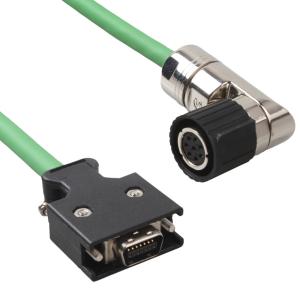 Buy cheap V90 6FX3002-2DB10 Encoder Cables Servo Motor Connector Plug with Green Cable Fixed Installation product