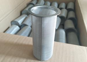China Cylinder Plain Twill SS Filter Mesh 5 Micron Stainless Steel Mesh Filter on sale