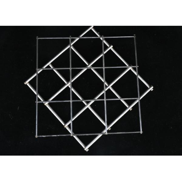 4cm 6cm Square Hole Galvanized Wire Mesh Sheets Sliver Ss304 Ss316