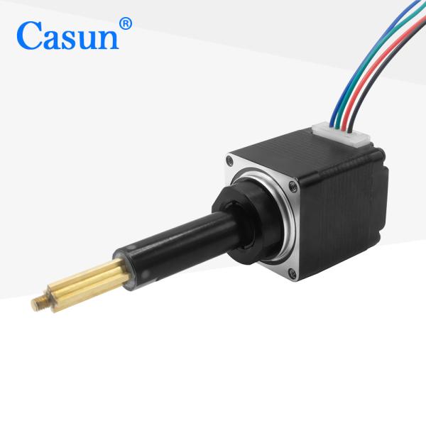 Quality Black Micro Linear Step Motor Nema 8 Linear Actuator Lead Stroke 27.05mm For Beauty Machine for sale