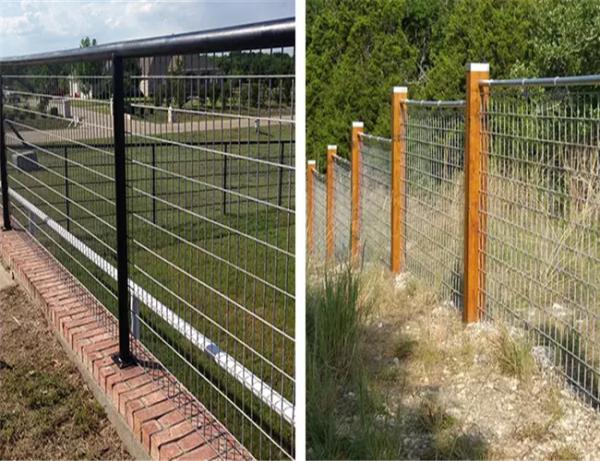 Quality Standard Export Dimension Welded Wire Mesh Fence Black Colour for sale