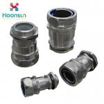 Galvanized Steel Brass Union Fitting Locked Type With Compression Fitting