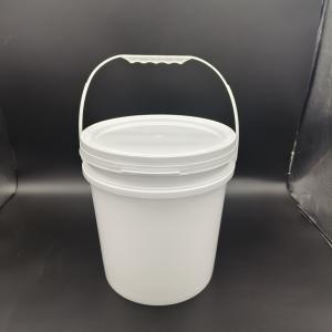 Buy cheap Screen Printing 10lt Round Plastic Bucket With Lid ISO9001 product