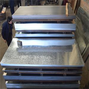 DC52D+Z80 Galvanized GI Plates Sheet Customized 1250 * 2500mm