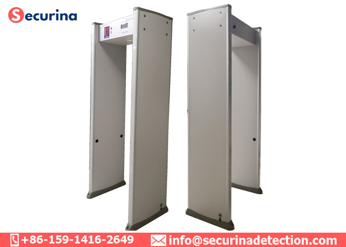 Multi Detecting Zones Walk Through Security Detector With LED Alarming Panel