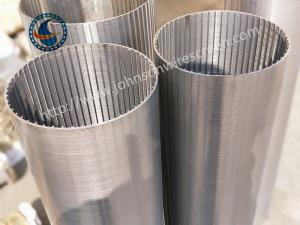 Buy cheap Pure Round Wedge Wire Screen Filter , Wrap Wire Screen Outside Scraper Type product