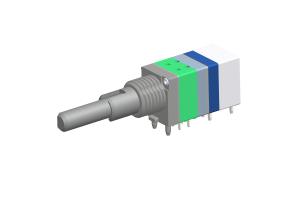 Buy cheap 8mm Double Shaft Absolute Rotary Encoder Incremental Integrated With Rotary Switch product