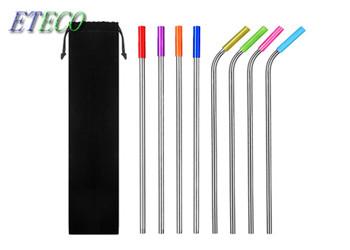 Quality Non Toxic Stainless Steel Reusable Straws Plastic Straws Perfect Replacement for sale