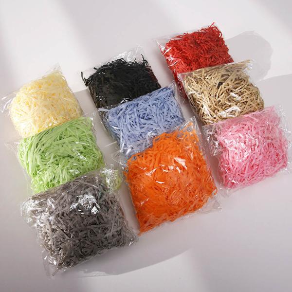Custom Crinkle 100g Color Shredded Paper Candy Box Filling
