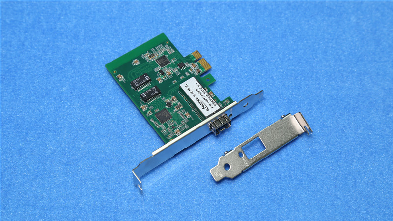 Femrice 1GB Single Port Gigabit Ethernet Desktop Computer Network Adapter PCIex1 Fiber Optic Network Interface Card