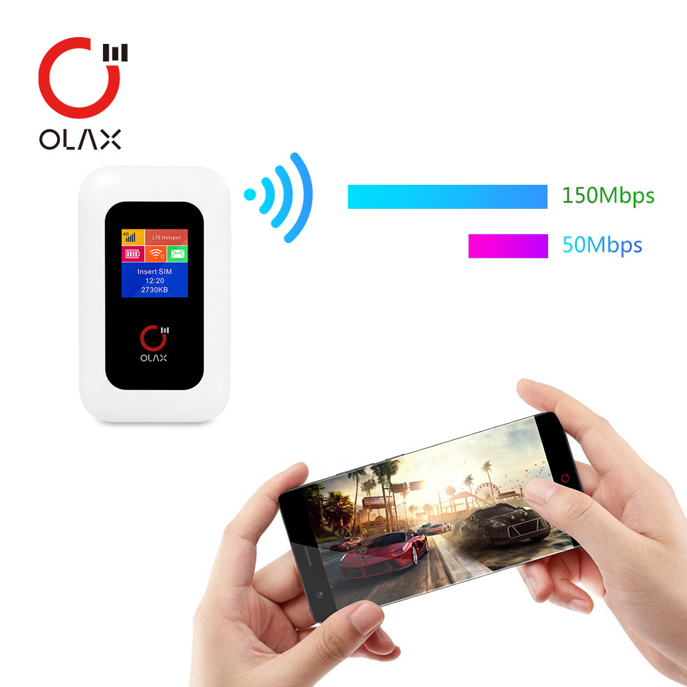 OLAX MF980L Mobile Hotspots Wifi Modem Device With LCD 150Mbps
