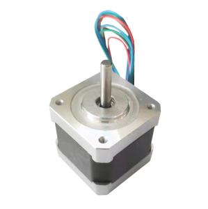 12 V NEMA17 Hybrid Stepper Motor Length 1.8 Degree With D Shaft for Engineering Vehicle、CNC Engraving Machine