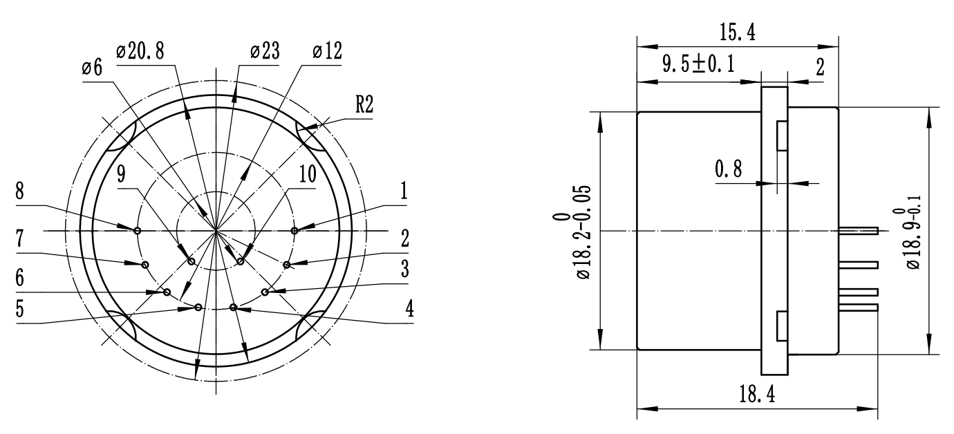 Mini High Temperature Acceleration Sensors Used In Drilling Wells Inclination Measuring
