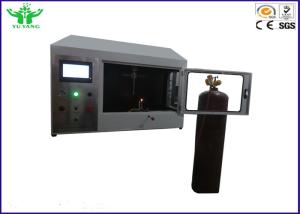 Buy cheap Single Flame Source Flammability Test Apparatus White Color Iso 11925-2 Standard product