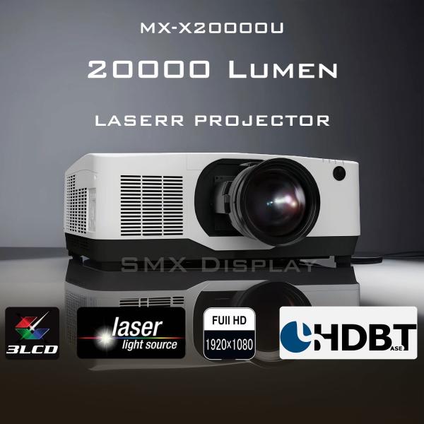 Easy Installation 3D Mapping Large Venue Projector Motorized Zoom Focus WUXGA Laser