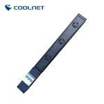 Black 48-bit Output Power Distribution Unit for Server Rack Network and Data