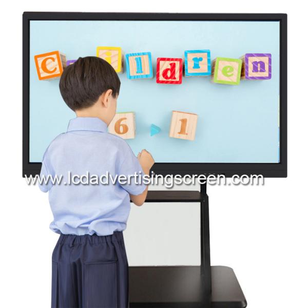 Quality 86 Inch Digital Interact Whiteboard With Infrared Touch Black color for sale