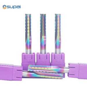 China TCT Carbide 3 Flutes Custom End Mills CNC Milling Cutters Wood Router Bits on sale